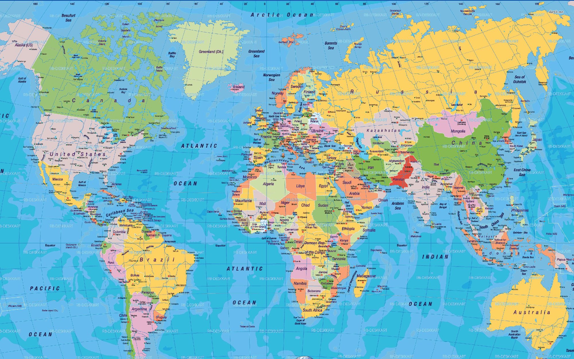 World political map